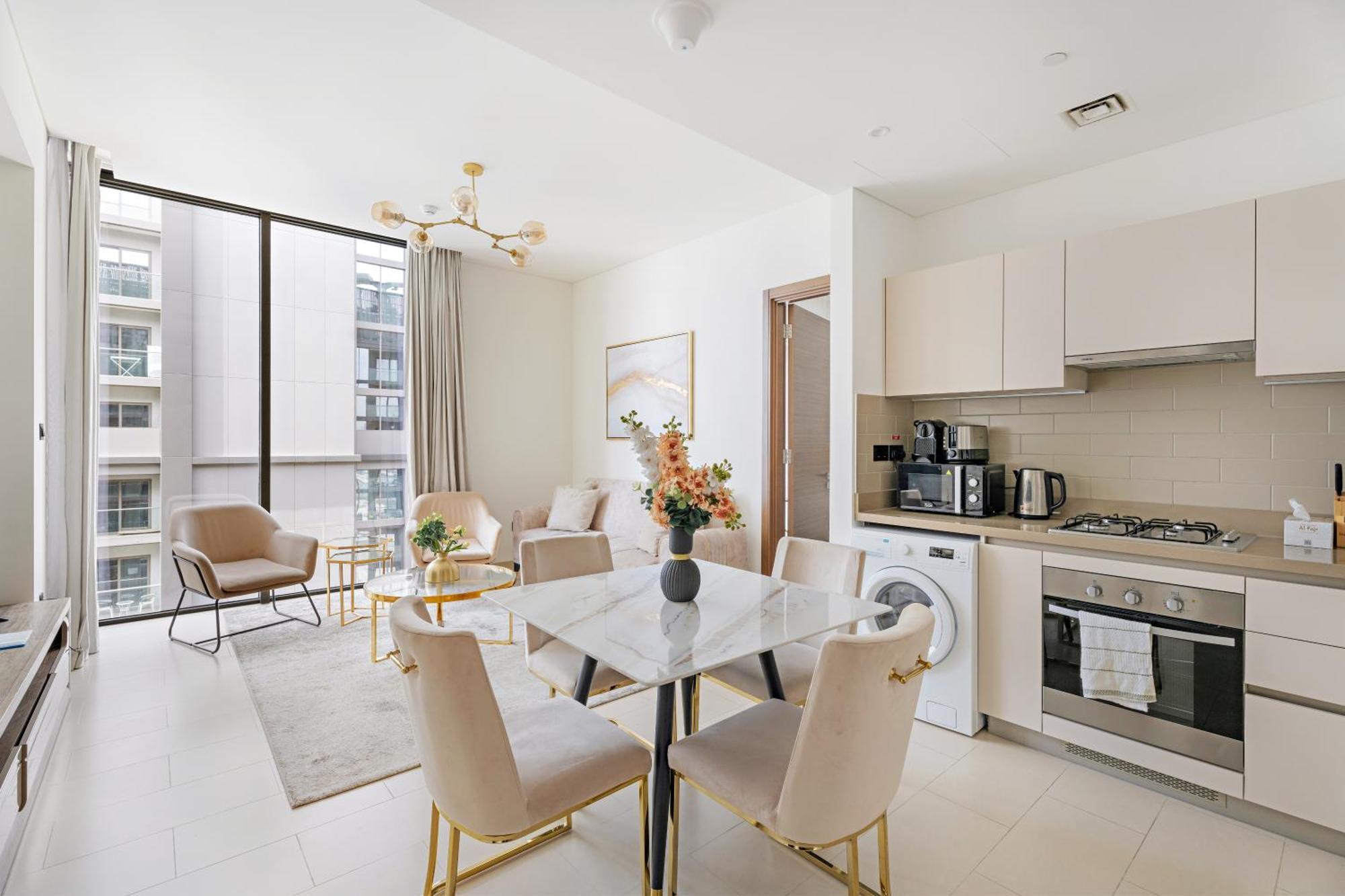 Beautiful 2 Bedroom Next To Business Bay - Sobha Creek Vista Dubai Exterior foto