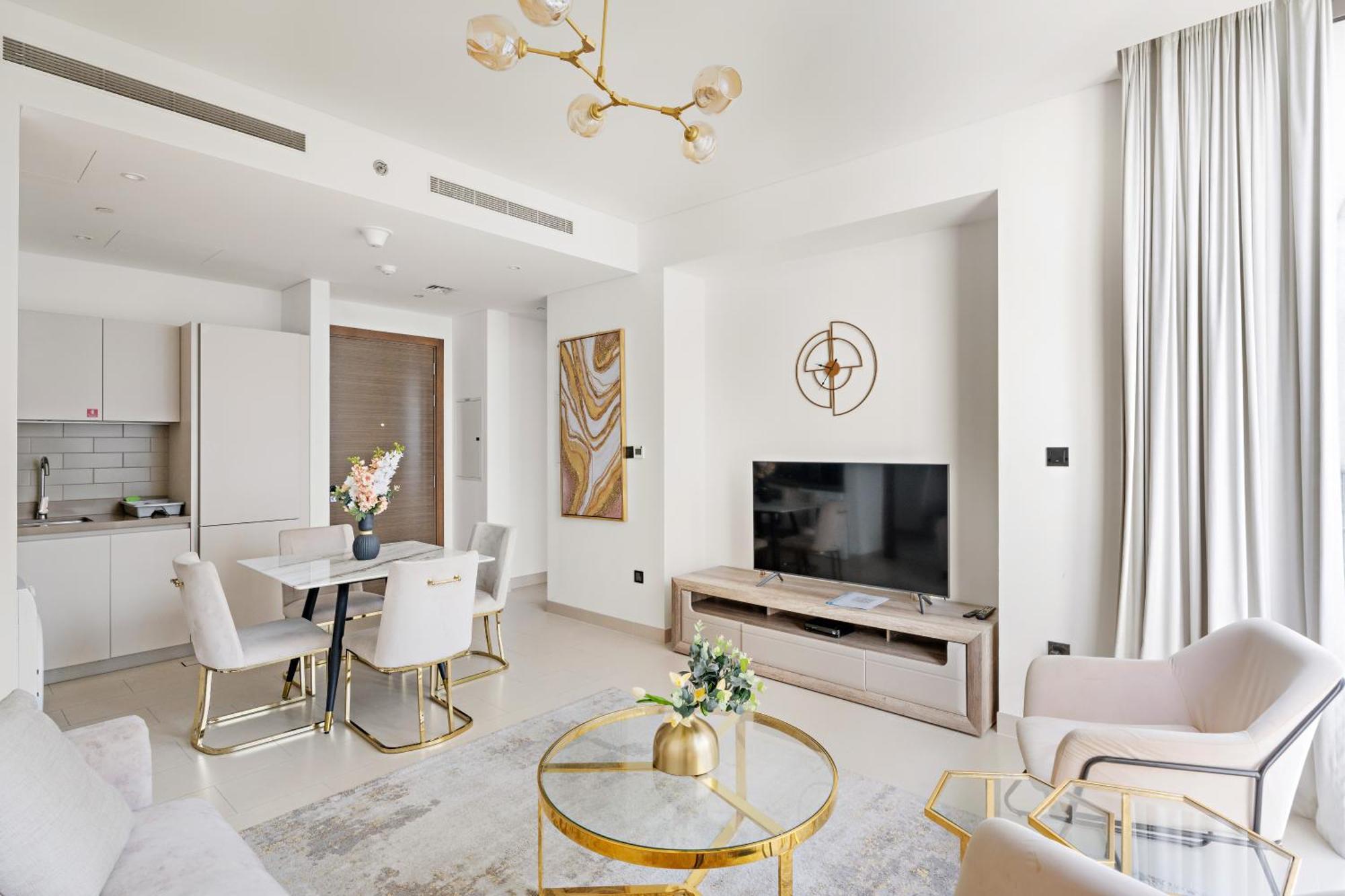 Beautiful 2 Bedroom Next To Business Bay - Sobha Creek Vista Dubai Exterior foto
