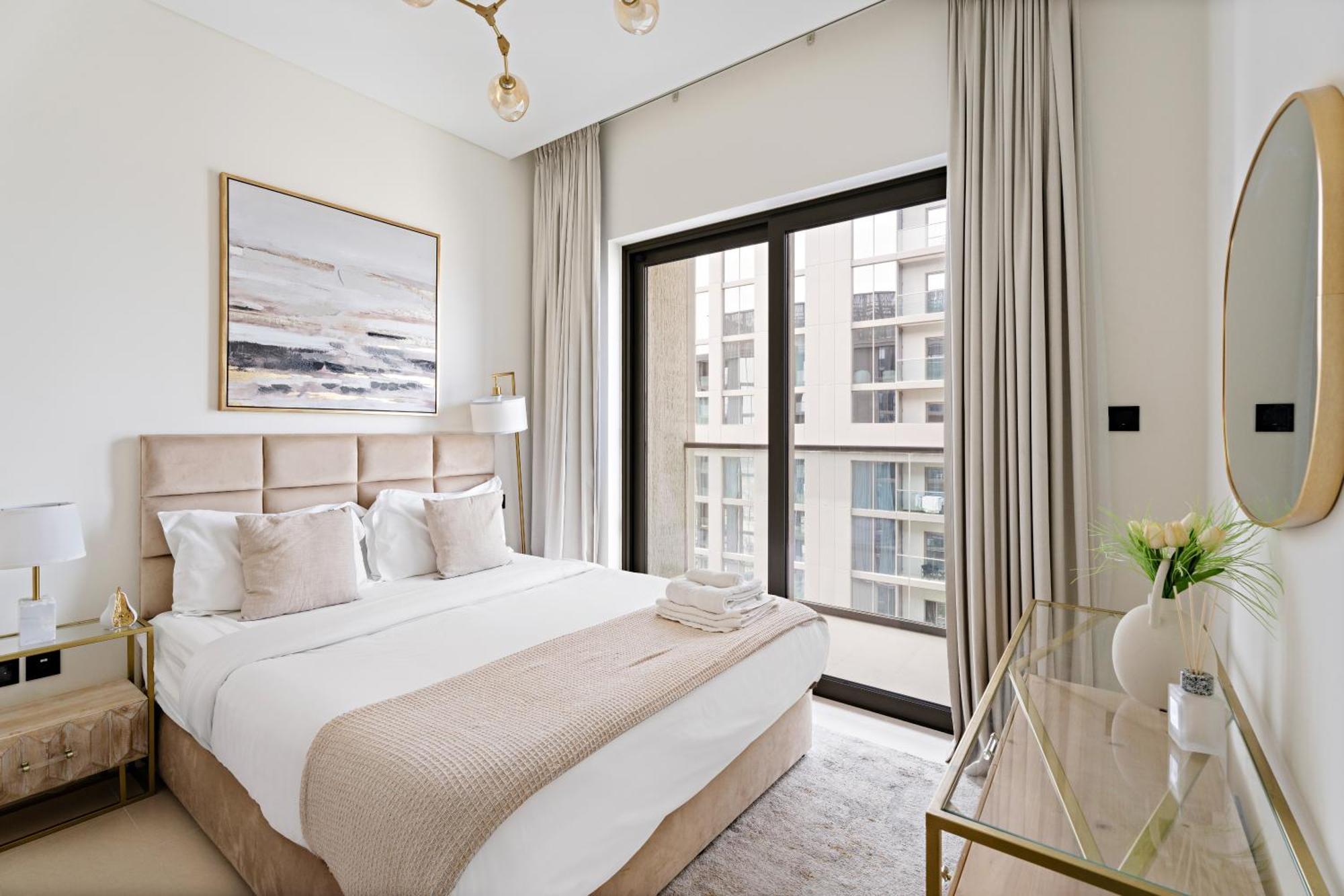 Beautiful 2 Bedroom Next To Business Bay - Sobha Creek Vista Dubai Exterior foto